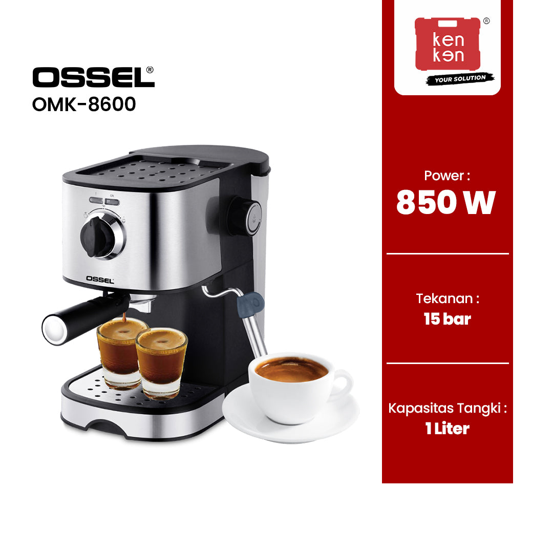 OSSEL Mesin Kopi Espresso OMK-8600