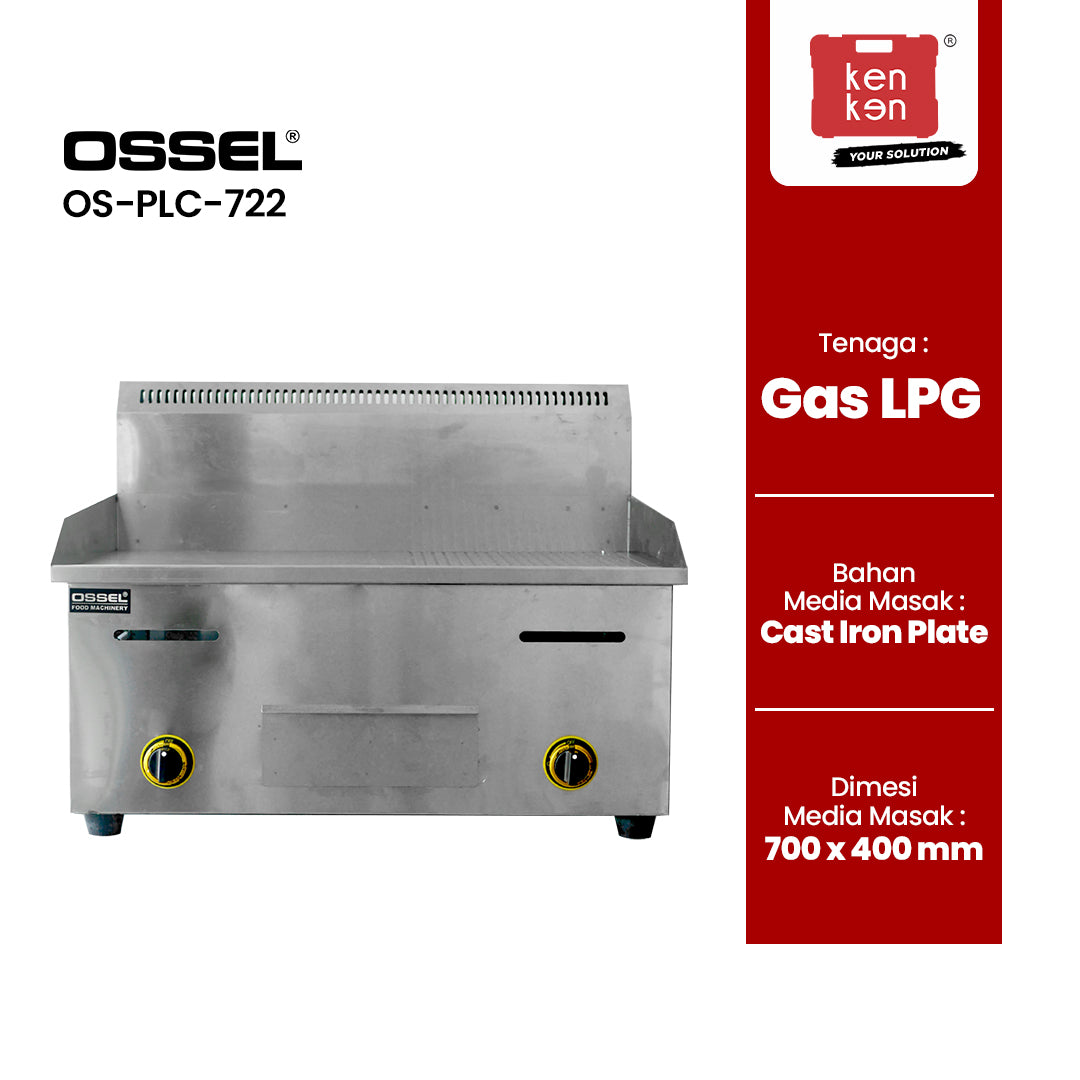 OSSEL Gas Griddle OS-PLC-722