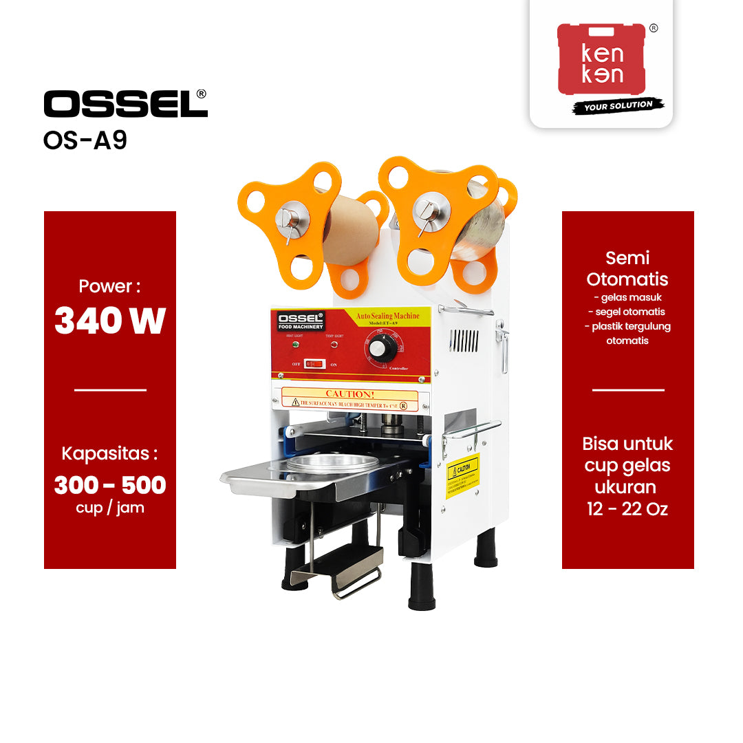 OSSEL Mesin Cup Sealer Semi Otomatis OS-A9