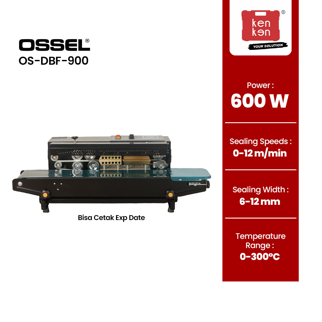 OSSEL Horizontal Continuous Band Sealer DBF900