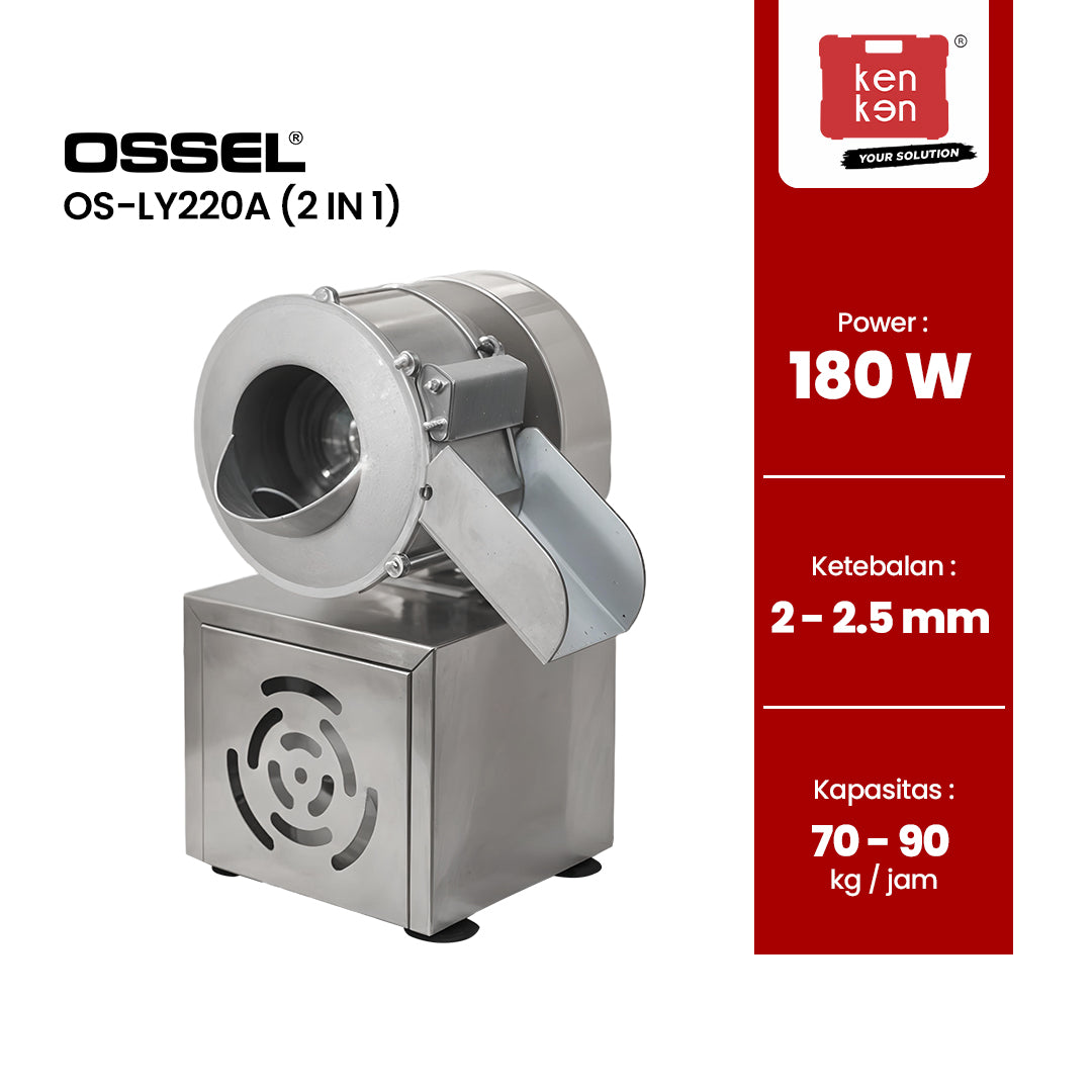 OSSEL Mesin Potong Iris Kentang OS-LY220A