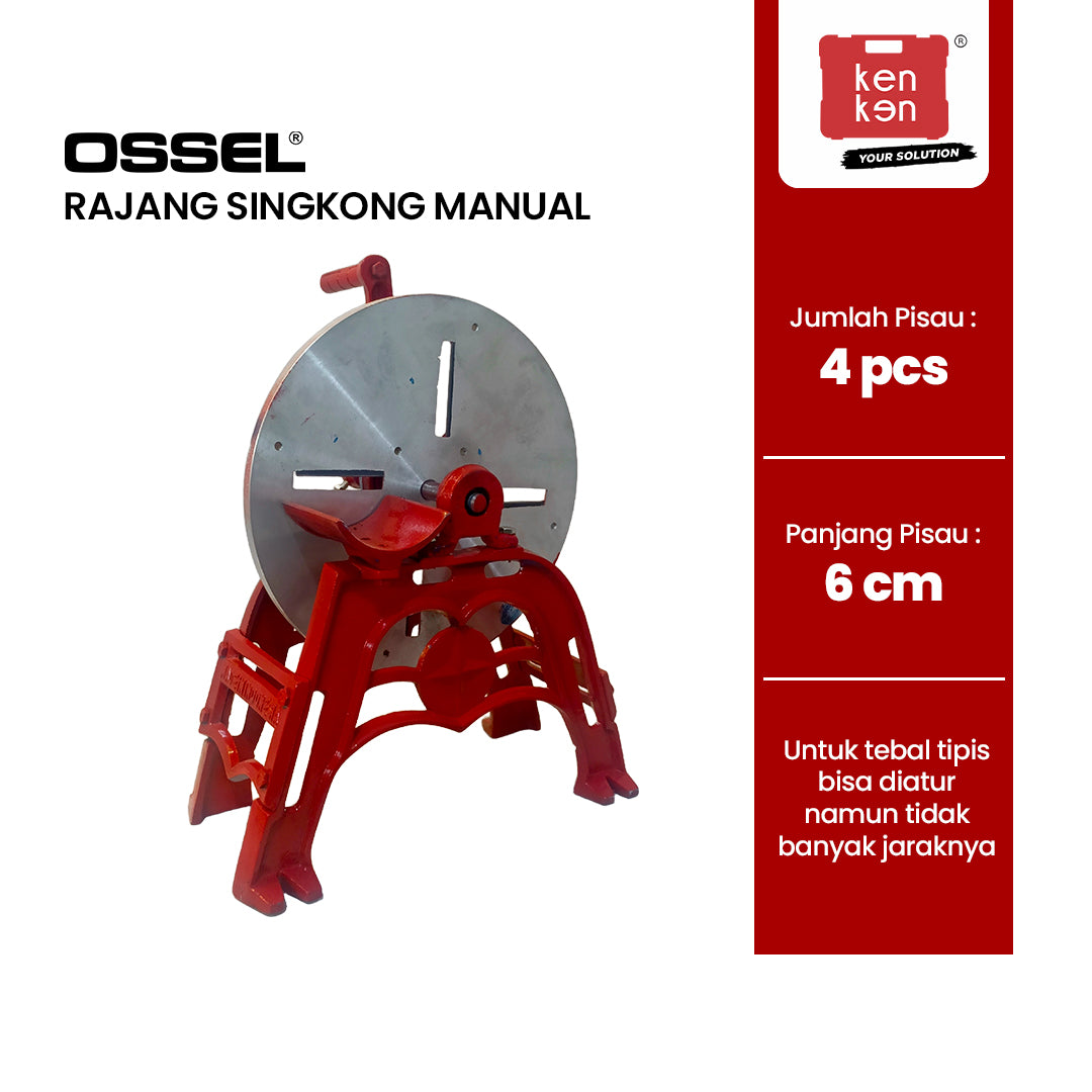 OSSEL Alat Rajang Singkong Manual