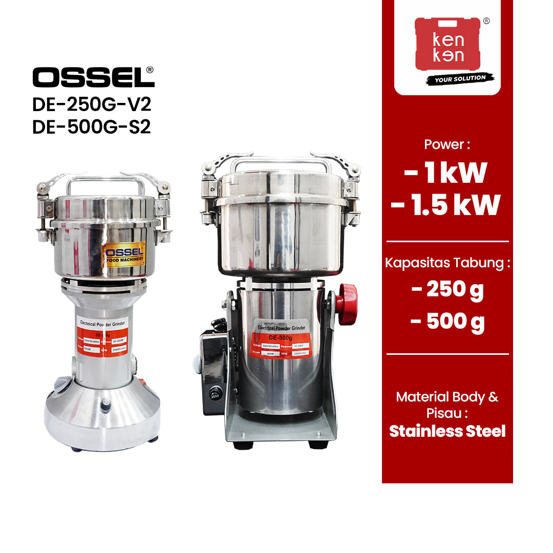 OSSEL Powder Grinder Giling Bubuk 500gr DE-500G-S2
