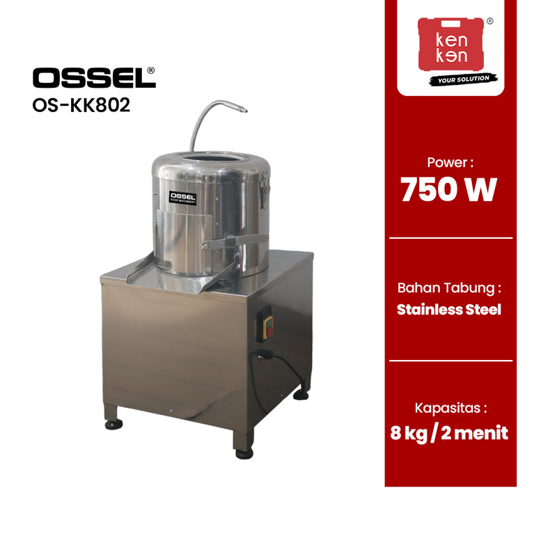 Mesin kupas kentang OSSEL OS-KK802