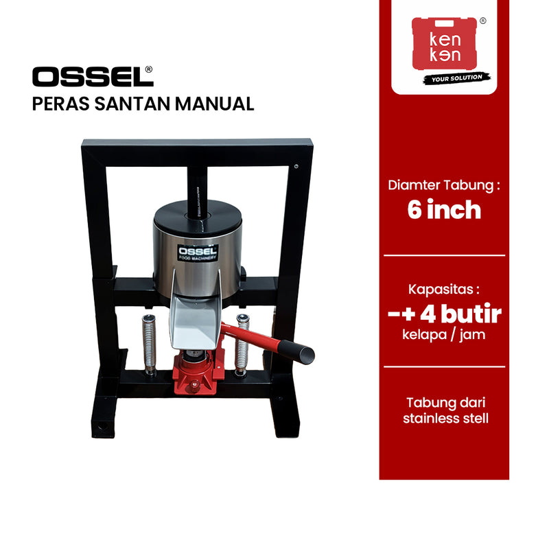 Peras kelapa manual OSSEL model dongkrak 6 inch