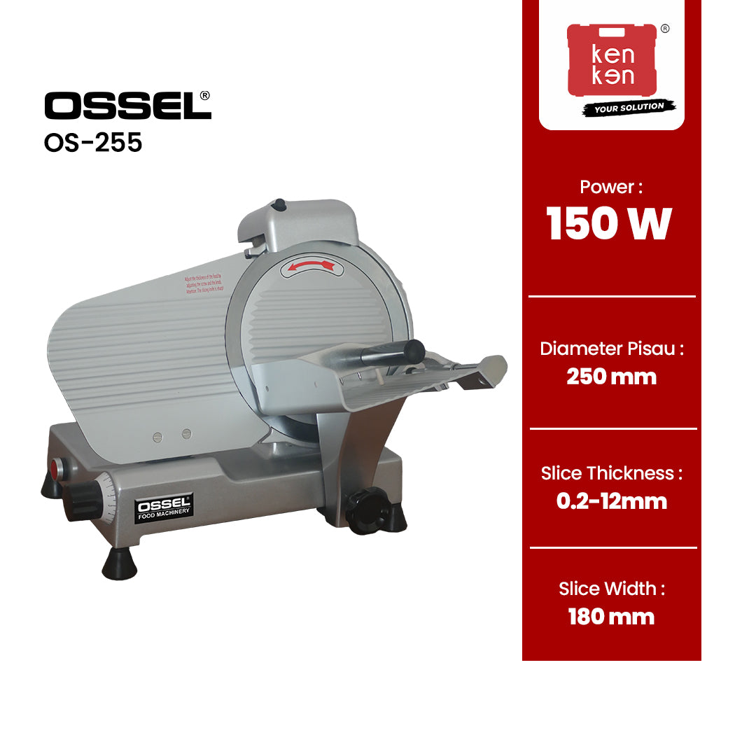 OSSEL Meat Slicer 10 Inch OS-255