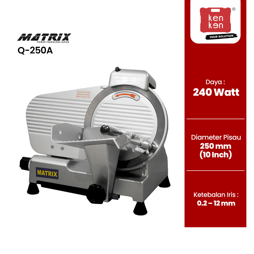 MATRIX Semi Automatic Meat Slicer Q-250A