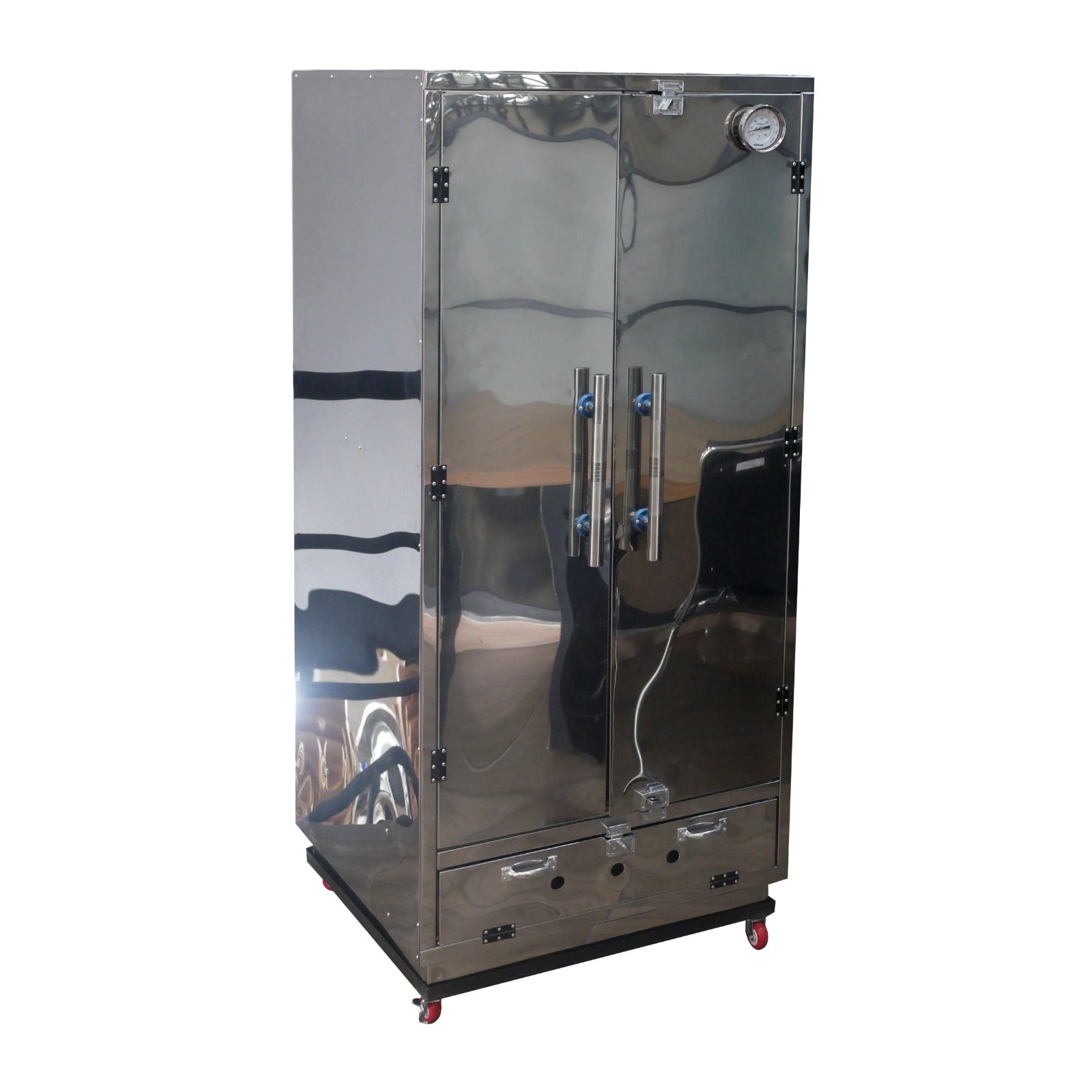 Mesin Pengering Ompreng Gas 72 Trays Stainless Steel