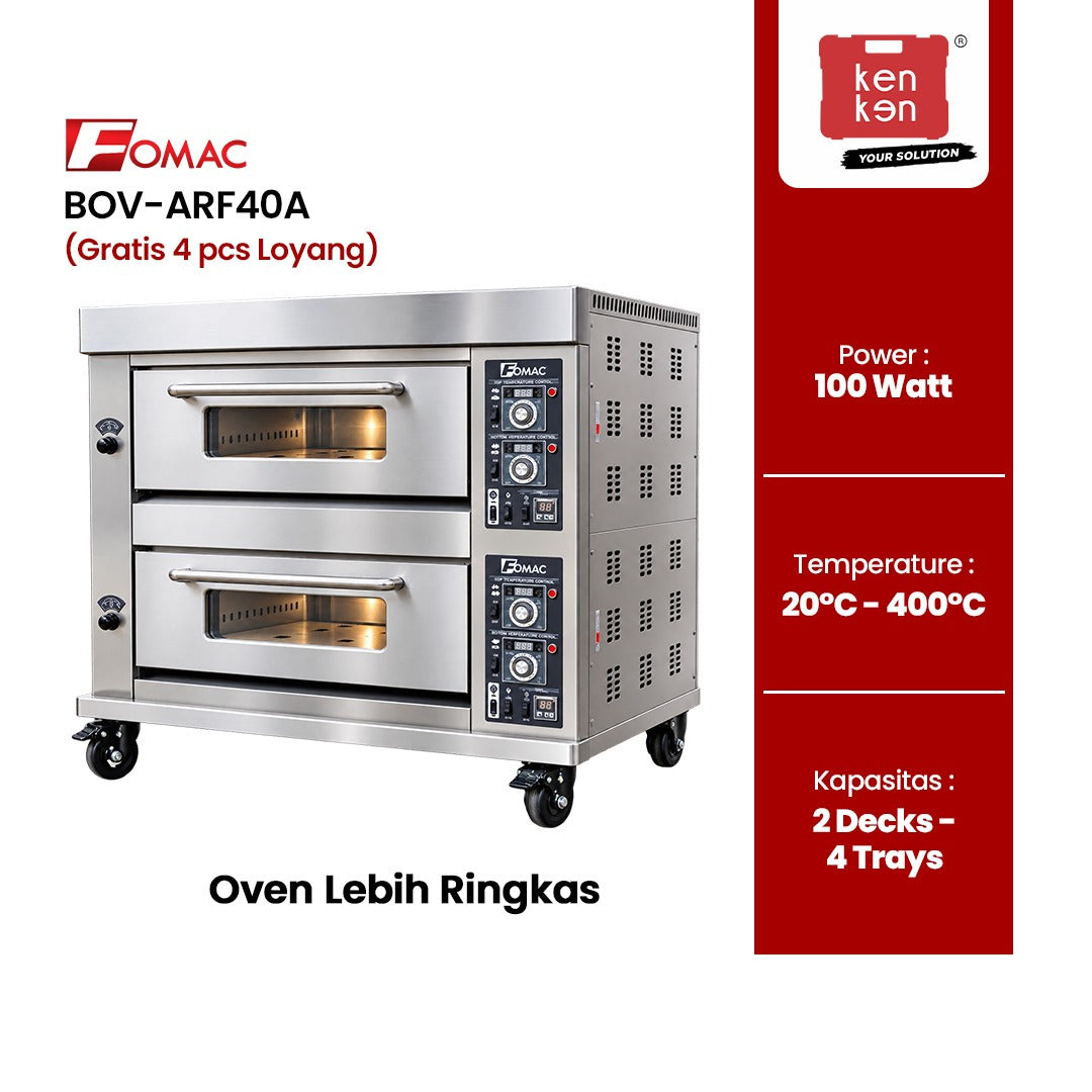 FOMAC Gas Oven BOV-ARF40A (2 Deck 4 Trays)