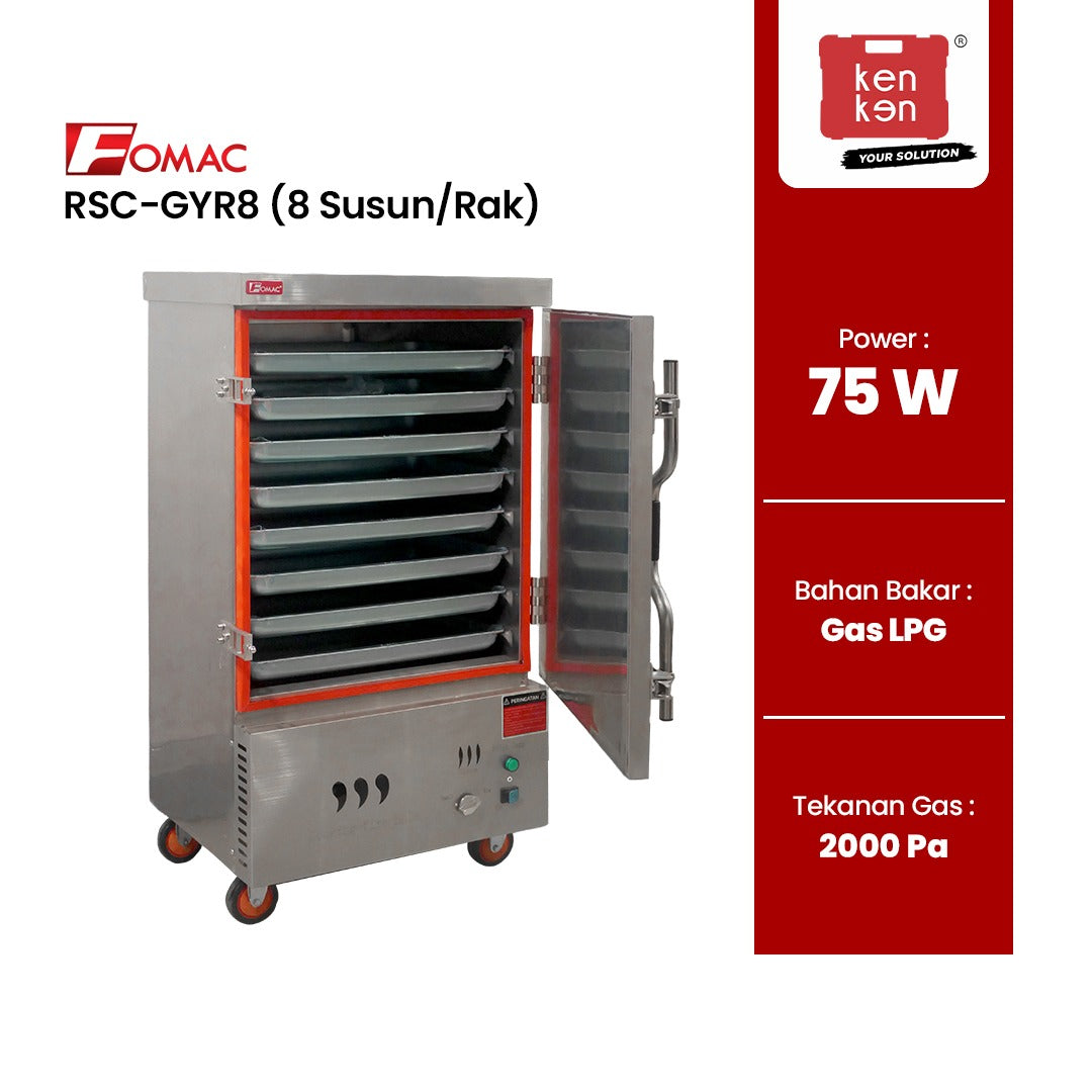 FOMAC Rice Steamer RSC-GYR8