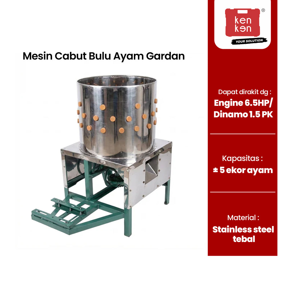 Mesin Cabut Bulu Ayam Gardan