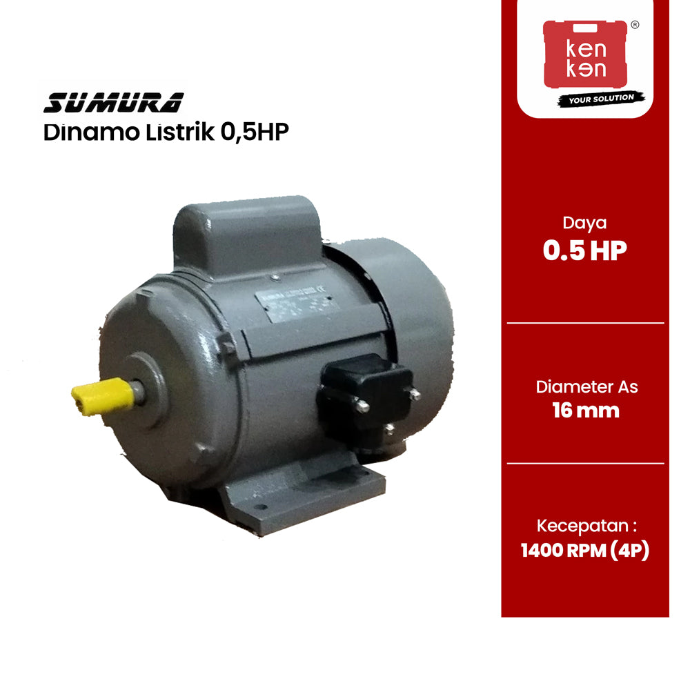 Sumura Dinamo 0.5HP 1400RPM