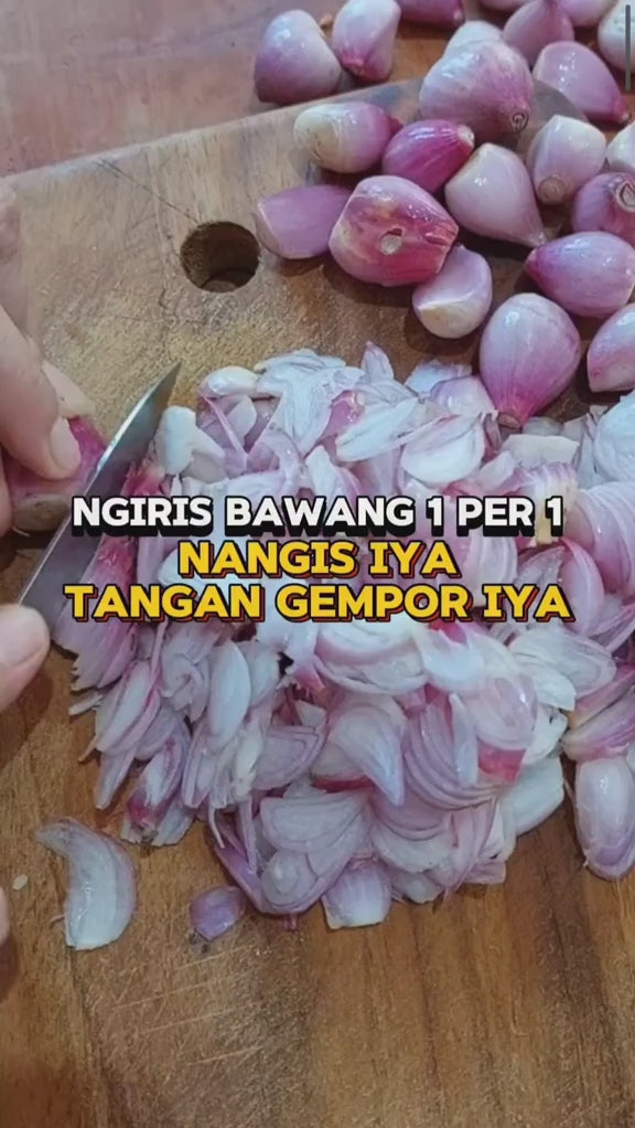 Alat rajang bawang merah manual