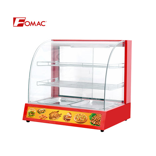 FOMAC Warming Showcase Food Display 2 Rak SHC-2P FOMAC